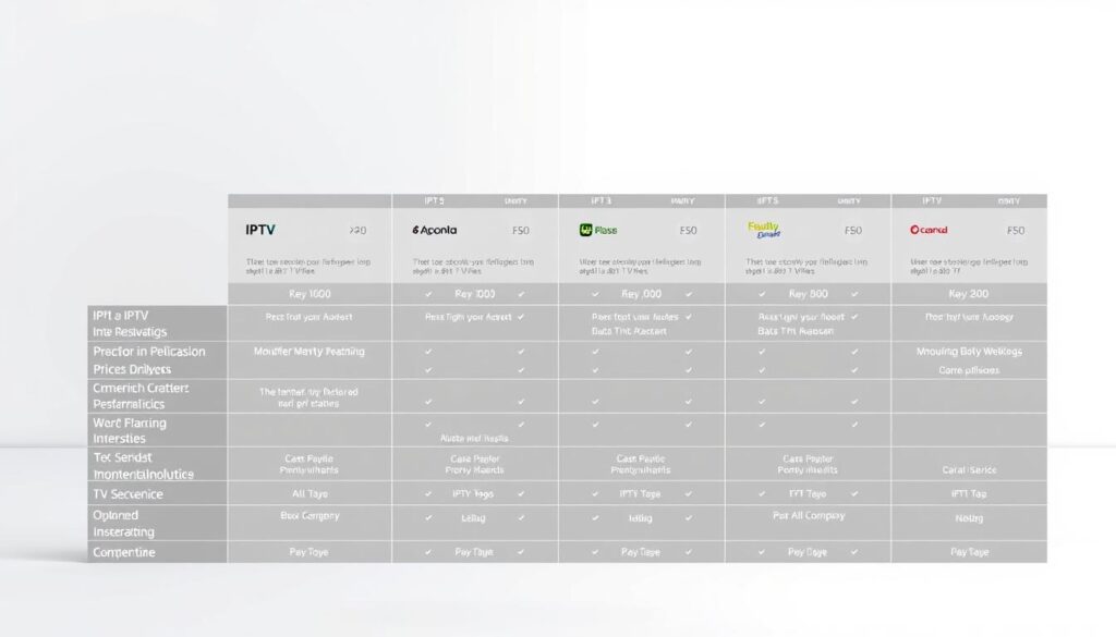 IPTV service comparison